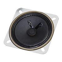 Same Sky (formerly CUI Devices) GA0776 ລະເບີດສຽງໄຟຟ້າອິເລັກໂຕຣແມກເຕິກ, 77 mm ສີ່ແຫ່ງ, 25.1 mm ລຶບ, ກະເປົາ, alnico, 1 W, 8 ohm, 190 Hz, solder eyelets