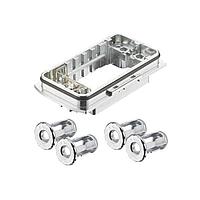 HARTING 11126000302 ກອງຢູ່ Han-Yellock Bulkhead Housing