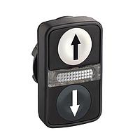 SCHNEIDER ZB5AW7A1724 ປຸ່ມກົດສະຫນອງ PLASTIC ILLUM FLUSH 2 BTTN PILOT WHT/BLA