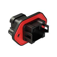 Amphenol SINE Systems AT04-08PB-PM07G ຕົວເຊື່ອມຕໍ່ລົດຍນຕະຫລາດ 8 ຂາ Rcpt Pnl Mnt B End Cap/Gasket