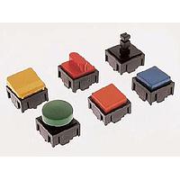 E-Switch 320.2E11GRYYELLED ປຸ່ມກົດສະແຕກ Tactile Switches PUSHBUTTON SPST-NO 0.025A 50V