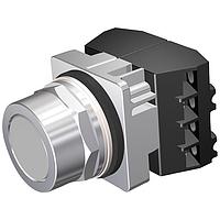 SIEMENS 52PM8A6G ປຸ່ມກົດປະຕິບັດງານລົງ, MOM, ສີເທົາ, ລົງລົງ, 2POS, 2NC