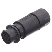 Amphenol SINE Systems RTS1BS12N10S03 ຕູ້ຕໍ່ຕ່າງໆ Inline Receptacle 10 POS SZ 12 Socket