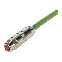 HARTING 21021452405 ສາຍຕົວຕົວ M8 P-code 4pin ຕົວຕົວຕົວຕົວ f ປົກກັນ AWG26-22 (0.14-0.34mm2) ສຳລັບສາຍ 6.2-6.8mm