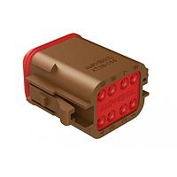 Amphenol SINE Systems AT06-08SD ປລັກຕໍ່ຕ່າງ, 8 ທາງ, ກະແຈ D