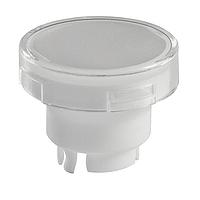 NKK Switches AT3005JB ຝາ, ຮູບສະແກນ RND CLR LNS/WHT DIFF ສໍາລັບ YB ມີ LED