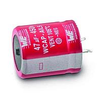 Wurth Elektronik 861111485027 ອະລູມິນຽມ ແອລັກໂຕລິຕິກ ຄັບຊິເຕີ WCAP-AIL5 220uF 450V 20% Snap In