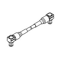 Molex 73419-3330 ການປະກອບສາຍ RF **CABLE ASSY,MCX P, RA/MCX P, RA, RG316