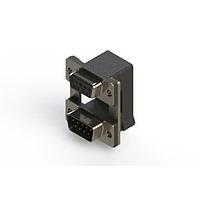 EDAC 664-009-364-000 ຕູ້ສະຫນອງ Dual Port D-Sub ມຸມຂວາ ຕູ້ສະຫນອງ Dual Port D-Sub