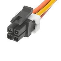 Molex 45132-0403 ການປະກອບສາຍສະເພາະ Microfit TPA 4CKT DR CBL ASSY 300MM BLK