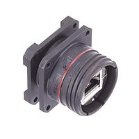 Amphenol Socapex 36542ZN ວຸດກຸ່ມ SZ 19 ແມ່ນຸດ Jam Rcpt RJ45 ສີດຳ Zn