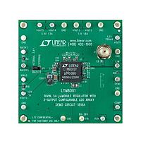 Analog Devices DC1818A ບົດທົດສອບຕົວຄວບຄຸມແຮງດັບໄຟຟ້າ - ຕົວຄວບຄຸມແຮງດັບໄຟຟ້າປ່ຽນແປງ LTM8001EY - 36VIN, 5A ໂມດູນ