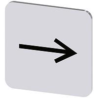 SIEMENS 3SU19000AF810QR0 ປ້າຍປະກັດ, ລູກສອນທາງຂວາ INSCR LABEL, 22 X 22MM, SYMB: ARROW RIGHT