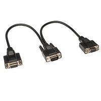 Tripp Lite P516-001-HR ສາຍວິດີໂອ VGA/XGA Y SPLITTER, HI-RES