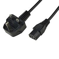SCS 770001 ສາຍພະລັງ AC Power Cord, IEC C-13, ປຸກ UK
