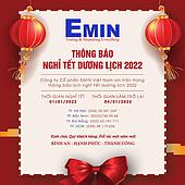 2022 NEW YEAR HOLIDAY ANNOUNCEMENT