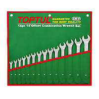 TOPTUL GAAA1408 Comb ມາດຕະຖານ. ຊຸດ wrench (14 PCS (8-24mm))
