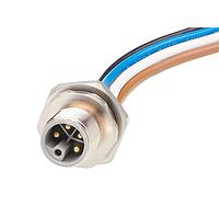 Molex 1205020039 ເສັ້ນສາຍເຊນເຊີ / ເສັ້ນສາຍເຄື່ອງຂັບ M12 Receptacle 5 Poles M16x1.5 Threads Male to Leads 2m Lngth 1.50mm Wire
