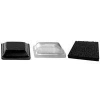 Essentra Components RBS-3R ບັມເປີ / ບັມເປີຂາ, ຕິດກັນດ້ວຍການຫຼຸດການຕິດ, ຊັດເຈນ, ຮູບປະກອບປະກອງ, ຂະໜາດ 0.50 ນິ້ວ