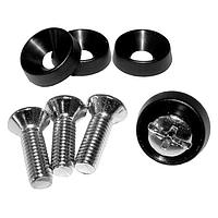 Hammond Manufacturing 1421A50 ຊຸດສະກຣູ 10-32 ແລະ ວາຊເຊີ 10-32 SCREW & BLACK CUP WASHER