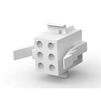 AMP Connectors - TE Connectivity 1-480690-0 ຕົວເຊື່ອມຕໍ່ຖັງແບດເຕີຣີ & ປະຕູສອກ PLUG 6 POS NATURL