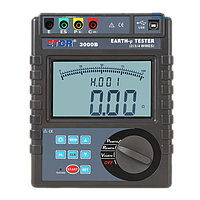 ETCR ETCR3000B ເຄື່ອງທົດສອບຄວາມຕ້ານທານດີນ/ສະພາບຕ້ານທານດີນ (0.00Ω~30.00kΩ, 0.00Ωm~9000kΩm, 0~600V)
