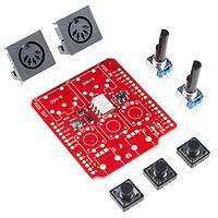 SparkFun DEV-12898 ບັດລູກແລະບອດ OEM MIDI Shield