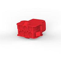 AMP Connectors - TE Connectivity 1-480705-2 ກອງຮັບສະຫນອງ CAP HOUSE 6 POS ແດງ UL94V-2