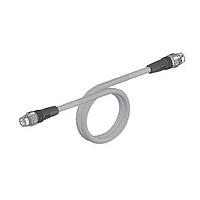 Omron Automation and Safety XS5W-T421-DM2-K ຕົວເຊື່ອມ Cat 5e Ethernet ແລະ ສາຍສັນຍານ w/M12-M12 2M