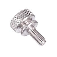 RAF Electronic Hardware M3446-SS ຕຸກນິ້ວສກຣູ M4X0.7 9mm ມີວົງແມກຕຸກນິ້ວ