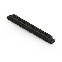 EDAC 357-028-541-102 ມີ Flanges 28P .156" x .200" ສີດຳ