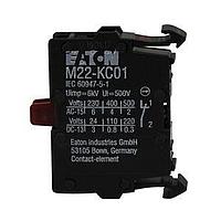 Eaton M22-KC01 ບລັອກຕິດຕໍ່ 1 NC 1NC ຖົງສະໝຸດດ້ວຍການຍຶດດ້ວຍສະໝຸດ ຖົງຖືຖານຕິດຕັ້ງ