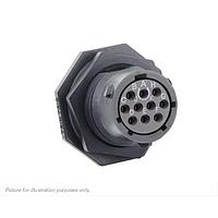 Eaton Souriau-Sunbank UTSX712D10SX32 ຮັບສະຕິເຄື່ອງ Jam nut receptacle ແລະກຣິບຢືນຢັນ, ບໍ່ມີພາກຫຼັງ, ມີຕິດຕໍ່ PCB ຜູ້ຍິງ 10 ຕົວ, IP68/69K ໃນສະພາບບໍ່ໄດ້ຕິດກັນ, ການກຳນົດກະແຈ X