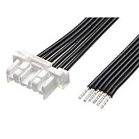 Molex 221959-1061 ສາຍສະແຕນລະດັບ CLIKMatetoPigtail (OTS) ສາຍສະບັບ 2mm ແຖວດຽວ 100mm ຍາວ 6 ວົງຈອນ ສີຂາວ