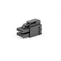 Molex 172258-3106 ຮູງຮັບ Receptacle ULTRA-FIT HSG Dual 6Ckt ສີດຳ