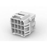 AMP Connectors - TE Connectivity 1-1971875-4 ກອງສາຍສະບັບ 3 x 4 PBT-A ຝາປົກຄຸມ Hsg ຕິດຕັ້ງແຜ່ນ