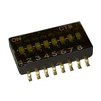 CTS Electronic Components 218-8LPSTR ສະຫນາມສະຫນາມ DIP 8 ສ່ວນສະຫນາມ SPST