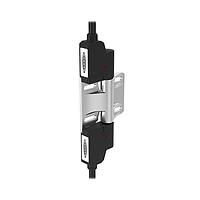 Banner Engineering SI-HG63F5MB-W ສະຫນັບສະຫນູນ Interlock Switches Hinge Safety Interlock Switch-Stainless Steet; Inline Cable Both Sides; Double Hinge; 2 x 2NC/1 NO; 6-wire 5 m Cable; IP69