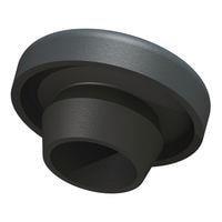 Essentra Components BP-16233 ປຸ່ມປິດຮ່ອງຮ່ອງປຸ່ມ, ຍືນຍົງ, ສີດຳ, ຮ່ອງຂະໜາດ 0.63 ນິ້ວ