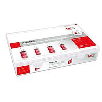 Wurth Elektronik 860013 ຊຸດອອກແບບຄອມພອນເນນຕ໌ອະລູມິນິມອິເລັກໂຕລິຕິກ WCAP-ATG8 14 ຄ່າ 135 ອົງປະກອບ