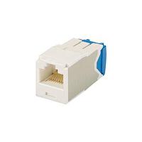 Panduit CJ6X88TGAW-24 ຕູ້ເຊື່ອມຕໍ່ແບບມົດູລ / ຕູ້ເຊື່ອມຕໍ່ Ethernet Mini-Com Module, Cat 6A, UTP, 8 pos 8 wi