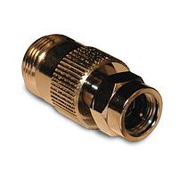 Amphenol RF 242152 ຕົວແປ RF - ລະຫວ່າງຊຸດ N JACK ໄປ F PLUG ຕົວແປກັນນ້ຳ