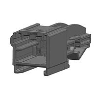 Molex 203700-0081 ກອງປົກ Mini50 ບໍ່ມີການປິດພາຍໃນ Inline Hse Sgl Row 8 CKT Pol B ມີ CPA ສີແດງແຈ້ງ
