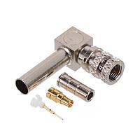 Trompeter / Cinch Connectivity Solutions PLR3455ACS-222 ຕົວເຊື່ອມຕໍ່ 1553 CBL PLG R/A FL CRMP THRD SKT CNT