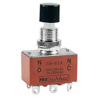 NKK Switches SB61A ສະຫຼຸບສະຫຼຸບ DPDT ON-(ON) SOLD LG SOLDER LUG