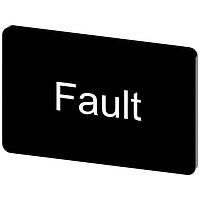 SIEMENS 3SU19000AD160EC0 ປ້າຍປ້າຍຊື່, ປ້າຍປິດບົດຜິດ INSCR., ສີດຳ 17.5 X 27MM, ຜິດ