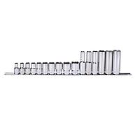 SATA 09520 16PC 1/2"DR 6PT METRIC SOCKET SET