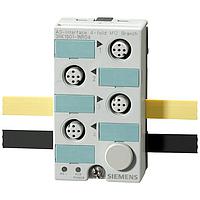 SIEMENS 3RK19011NR04 ອິນເຕີເຟສຜູ້ສັບສົນອັກຊູເຕະ - AS-i AS-INTERFACE 4-F M12 FEEDER,AS-I & U-AUX