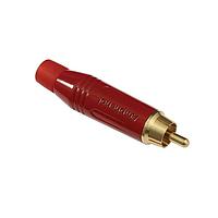 Amphenol Audio ACPR-RED ປຸ່ມຊາຍ RCA ຕິດຕັ້ງສາຍສີແດງ