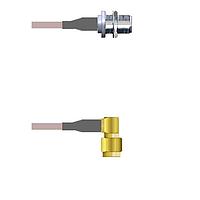 Amphenol Custom Cable Q-25038000H144i ສາຍສະບັບ RF N-SJB/SMA-RP G142 144I